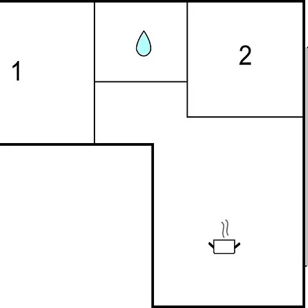 Apartmán In With Kitchen Vir